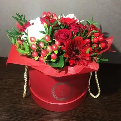коробка цветов