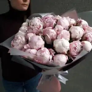 Букет из пионов