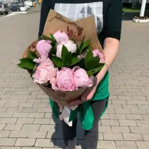 Букет прекрасных пионов