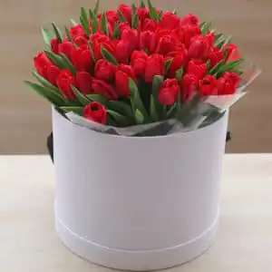 тюльпаны коробка