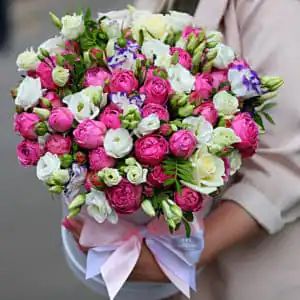 Цветы в коробке